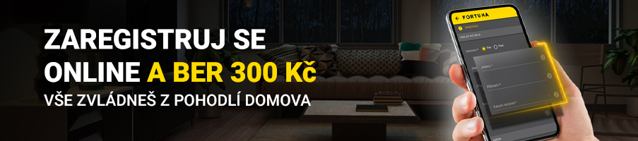 Získej 300 Kč a bav se online, registrace z pohodlí domova trvá pár minut!