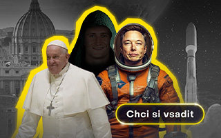 Papež v Česku a Musk na Měsíci?